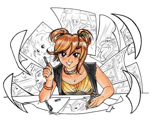 Taller_manga_academia_cosqueretas_anime_como_dibujar_personaje_manga